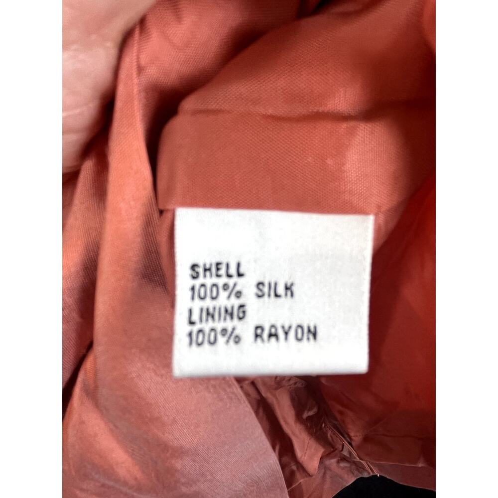 NWT Talbots Silk Shantung Sleeveless Dress in coral, size 10P - Picture 7 of 11